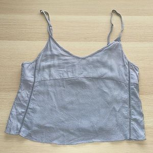 Aritzia // Sunday Best Small Grey Crop Top